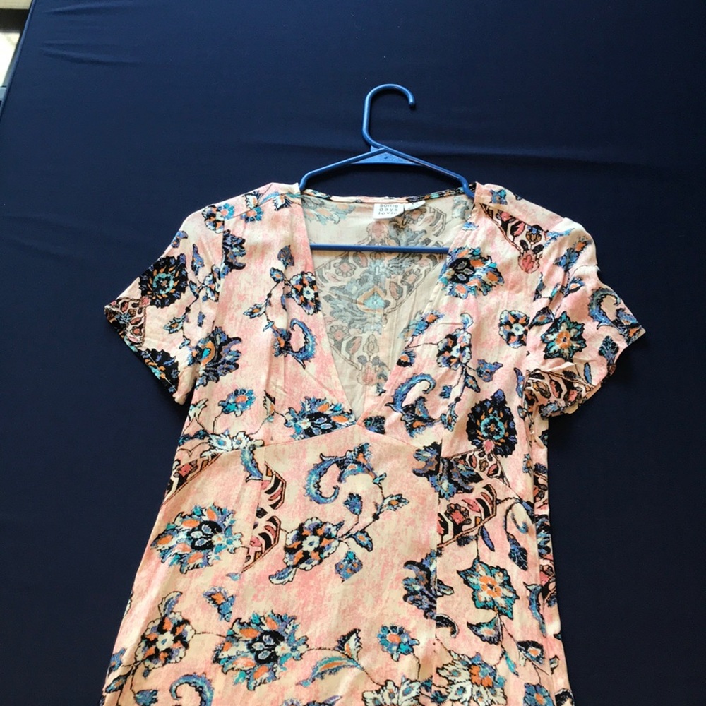 Floral print dress
